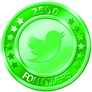 get 2500 twitter followers